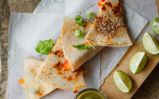 Groente quesadilla's, recept, quesadilla's, kinderen, koken met kinderen,