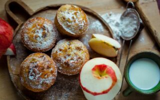 appel kaneel muffins, muffins, cake, cupcake, appel, herfst recept