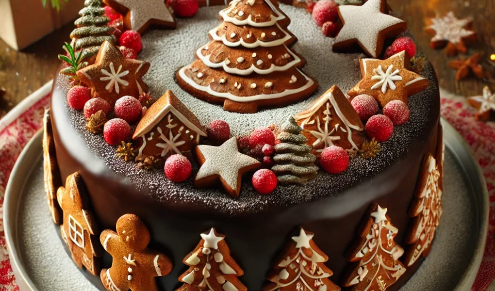 Chocoladetaart, chocotaart, kersttaart, kerstgebak, bakken, kerst, kerst chocolade taart,